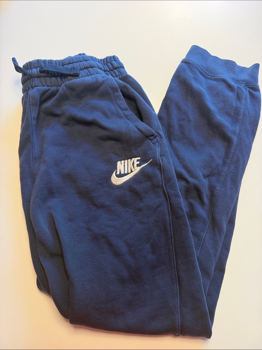 Boys Nike sweatpants - size large Navy